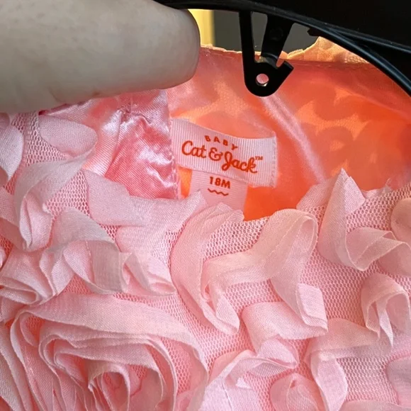 Cat & Jack baby/ little girl rosette dress - Picture 4 of 6